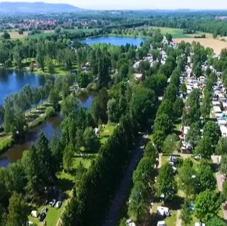 Campingwohnung Am Silbersee In 캠프장